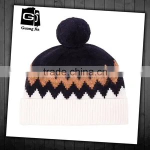 High Quality Pure Color Block Pattern Knit Hats thumbnail-1