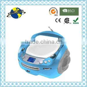 Shinny Blue Fancy Color CD Boombox USB Boombox PLL Boombox thumbnail-1