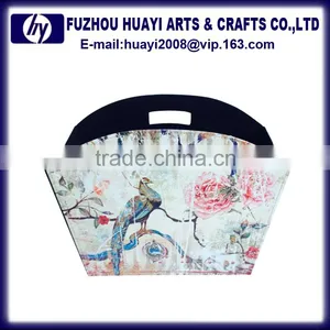 Vintage PU Storage Basket Sundries Basket 2016 thumbnail-3