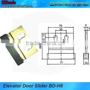 Elevator Door Parts, Elevator Door Slider thumbnail-1