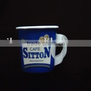 Printed Paper Cup With Handle thumbnail-1