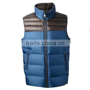 Winter Wholesale 100% Polyester Men Sleeveless Vest Custom thumbnail-1