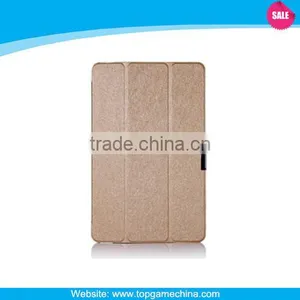 Slim 3 Folding +Silk Pattern Leather Back Cover For Dell Venue 11 Pro 5130 Tablet Case thumbnail-1