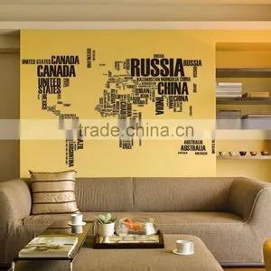 ALFOREVER XL Size English Country Name Decals,all of the World Country Name Sticker, thumbnail-4