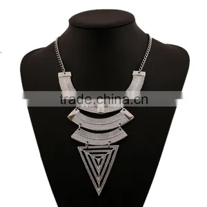 2016 Hot Vintage Geometric Triangle Jewelry Making Supplies Necklace thumbnail-3