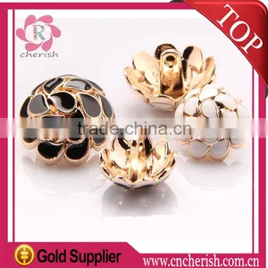 Sweater Fashion Custom Printed Snap Sewing Shirt Alloy Buttons thumbnail-1