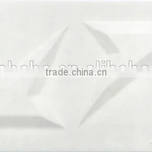 Glossy White Outside Wall Tiles Design For Building 140x280mm thumbnail-6