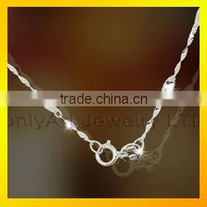 925 Sterling Silver Necklace Set Jewelry Newest Body Chain Necklace thumbnail-1