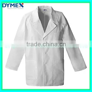 Dymex White PP Nonwoven SF SMS Medical Used Chemical Acid Resistant Disposable Lab Coats thumbnail-2