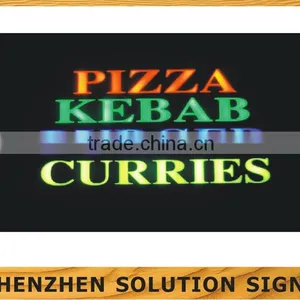 Neon Barber Hair Cut Open Multi Color Display Flashing Sign Shop Signs Salon thumbnail-2
