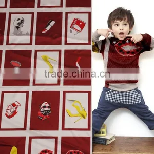 Woven Fabric Poplin Printting Cotton Fabrics for Baby's t Shirts thumbnail-1