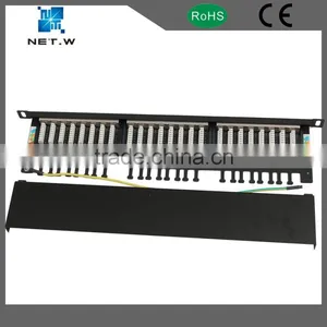24 Ports FTP CAT5e Patch Panel With LED Light, Easy to Detect Rj45 Type thumbnail-2