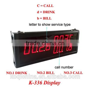 Kitchen Call Waiter System CE Passed 433mhz Restaurant Call System Digital Electronic Restaurant Wireless Sound System thumbnail-4