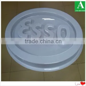 Custom Shape PMMA Vacuum Froming Round Plastic Light Box thumbnail-2