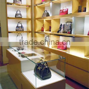 Shopping Mall Advertising POP Wooden Display Rack Sheft Make in China Factory thumbnail-1