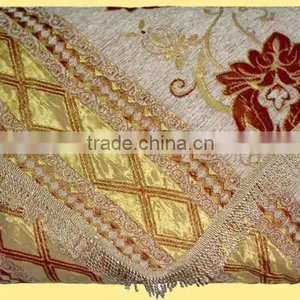 Karachi Pakistan Chenille Textile Fabric Wholesale Bed Sheet SF002-W thumbnail-1