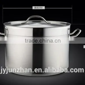 3layers Composite Bottom Stainless Steel Stock Pot Hotel Restaruant Kitchenware Equipment thumbnail-2