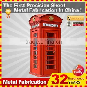 2014 Hot Sale Professional Customized Metal Public Telephone Booth Manufacturer thumbnail-1