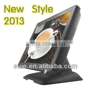 True Flat Resistive Touch Screen LED Screen All in One Touch Computer N2600 1.6GHz With L2 Cache 1MB HDD 320G thumbnail-1