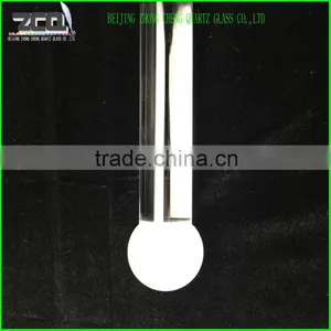 High Quality Crystal Quartz Glass Rod With A Fine Grind Ball Ending thumbnail-6