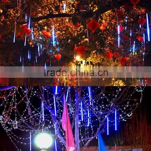 20CM 100V~240V LED Meteor Tube Romantic Meteor Shower Rain Tubes Christmas Decoration String Light for Holiday/Wedding/Party thumbnail-1