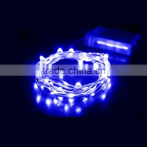 4M 13FT 40led 3 AA Battery Powered Decoration LED Copper Wire Fairy String Lights Lamps for Christmas Holiday Wedding Party thumbnail-4