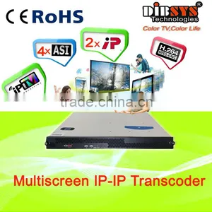 12channels Multi-bitrate/hls/rtmp/http Iptv Transcoder/Encoder thumbnail-1