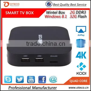 Wintel Mini pc W8 Windows8.1 Dual OS Intel Wintel w8 Android 4.4 Z3735F Quad Core 64Bit TV Box 2G/32G Bluetooth 4.0 thumbnail-1