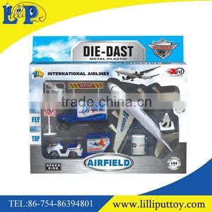 Different Style Free Wheel Metal Plane Set Toy thumbnail-1