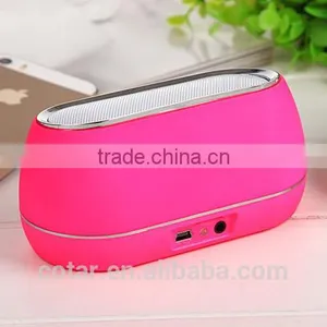 2014 Factory Supply Latest Wireless Stereo Bluetooth Speaker With Microphone Hand Free Function thumbnail-4