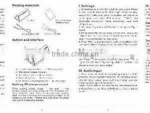 2015 New Product X07 Bluetooth V4.0 50MM 5W*2 Music Mini Speaker Manual For Samsung Galaxy S3 thumbnail-2