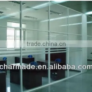 V84 Series Used Office Wall Partitions / Clear Glass Partition Wall / Office Partition Walls / Aluminum Profiles Quality Choice thumbnail-5