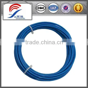 6x7 Blue Colour Coated Pvc Wire Rope thumbnail-1