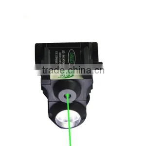 Laserwin Long Distance Small Green Laser Hunting Laser Sight Tactical Flashlight Combo for Glock Pistol thumbnail-5