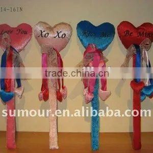 Plush Heart Shape Pen thumbnail-1