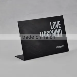 China Custom Black Acrylic White Printing Sign Holder thumbnail-3