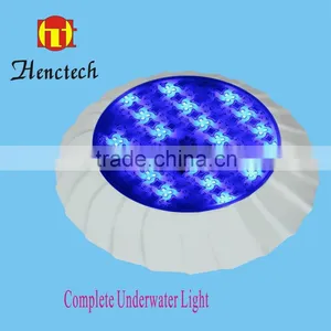 12V/40W Wall Mounted Resined IP68 LED Underwater Swimming Pool Light HT003C-P for Concrete Pools, Liner and Fiberglass Pools thumbnail-4
