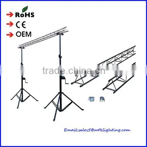 Small Stage 4m Adjust Height Light Display Aluminum Lighting Truss Tripod Light Stand thumbnail-1