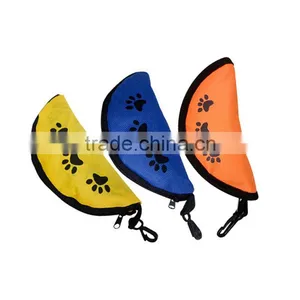 Pet Dog Cat Collapsible Food Water Feeder, Foldable Travel Dog Feeder, Camping Dog Bowl thumbnail-2