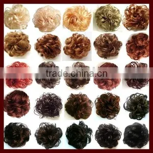 Natural Wig Hairpiece With Comb thumbnail-1