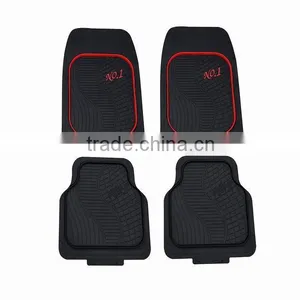Factory Wholesale 3D Rubber/PVC Branded Logo Full Set Universal Car Floor Mats thumbnail-3