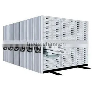 Factory /Steel Movable Compact Filing Racking/Mobile Steel Storage Book Shelf of School Library/Compact Mobile Mass Racks thumbnail-3