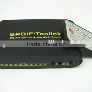 Audio Amplifier Toslink 4 in 2 Out Matrix thumbnail-1