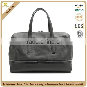 Real Leather Weekend Bag, Unisex Leather Travel Bag, Leather Travelling Handbag, Durable Leather Travelling Handbag for Men Quality Choice thumbnail-4