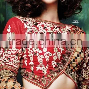 Machine Embroidery Designs of Saree Blouse Neck thumbnail-6