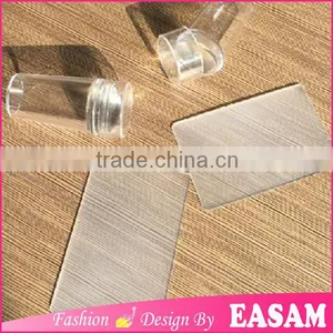 2016 New Clear Soft Jelly Stamper With Cap and Credit Card Shape Scraper Welcome OEM thumbnail-1