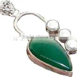 A1040 Sterling Silver Pendants Gold Pendant thumbnail-1