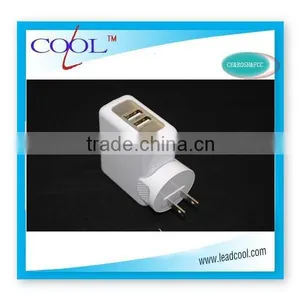 China Manufacturer 5V 2.1a 2 Usb Fashion Charger thumbnail-1