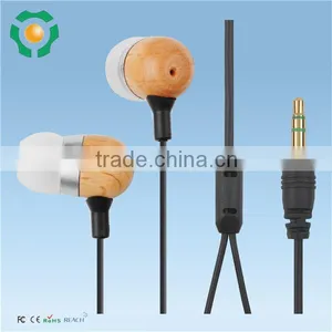 2015 New Design Wood/Wooden Unique Earphone/Earbuds Bulk Selling thumbnail-1