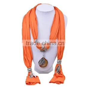 2016 New Design Jeweled Women Pendant Scarves for Lady thumbnail-2